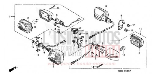 WINKER (2) NSR125RY de 2000